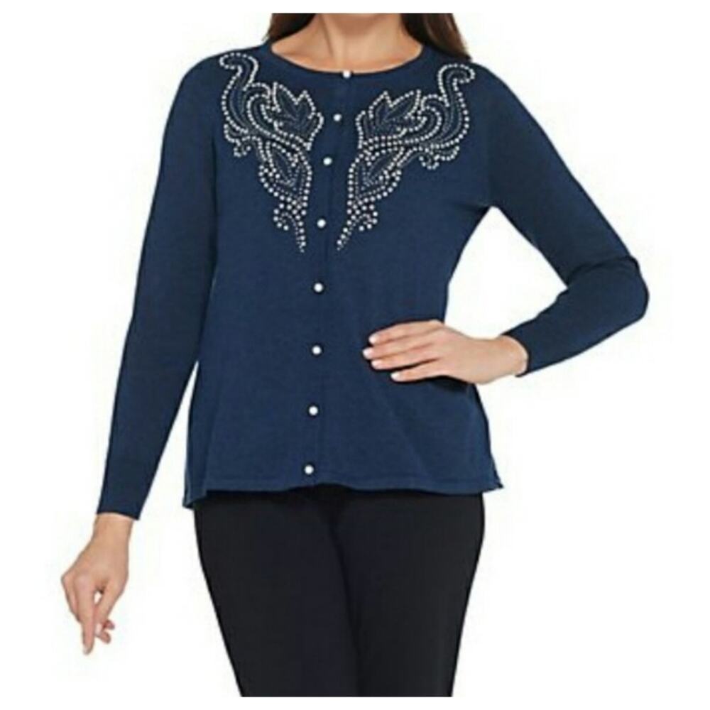Bob Mackie Embellished Cardigan - Size 2X - EUC